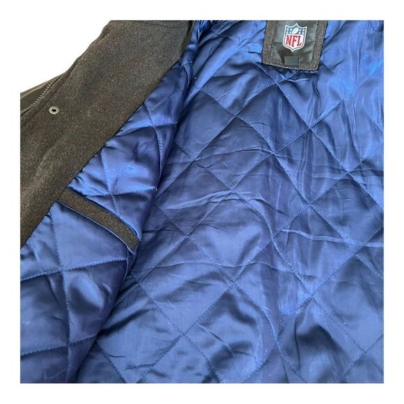 NFL New York Giants Wool Jacket - Sz L MINT Condition - Picture 5 of 7